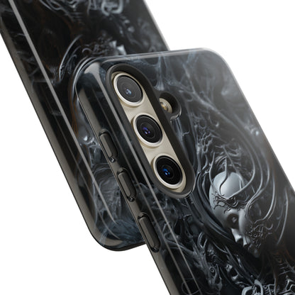 Biomechanical Beauty Phone Case – Futuristic Alien Design for iPhone, Samsung Galaxy, and Google Pixel Devices