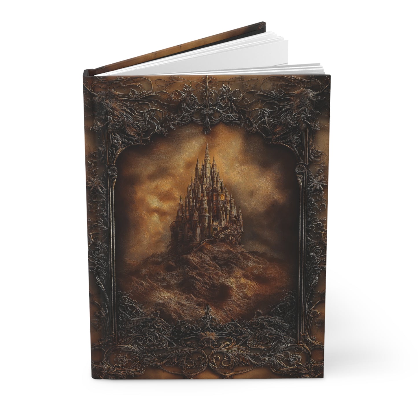 Golden Fortress Hardcover Notebook