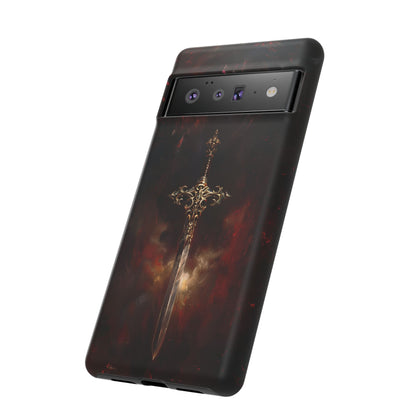 Epic Sword of Legends Phone Case - Dark Fantasy Art for iPhone, Samsung Galaxy, and Google Pixel Devices