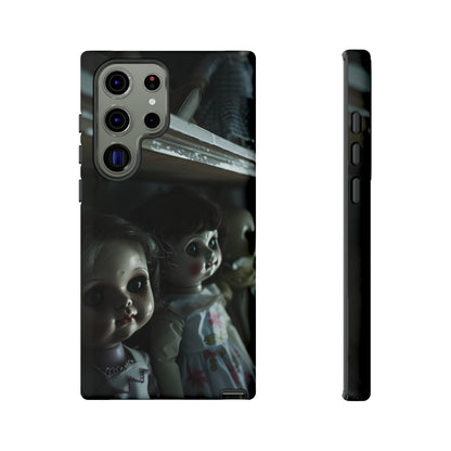 Creepy Dolls Phone Case – Eerie Vintage Doll Design for iPhone, Samsung Galaxy, and Google Pixel Devices