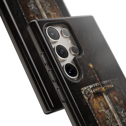 Medieval Sword and Shield Phone Case - For iPhone, Samsung Galaxy, and Google Pixel Devices