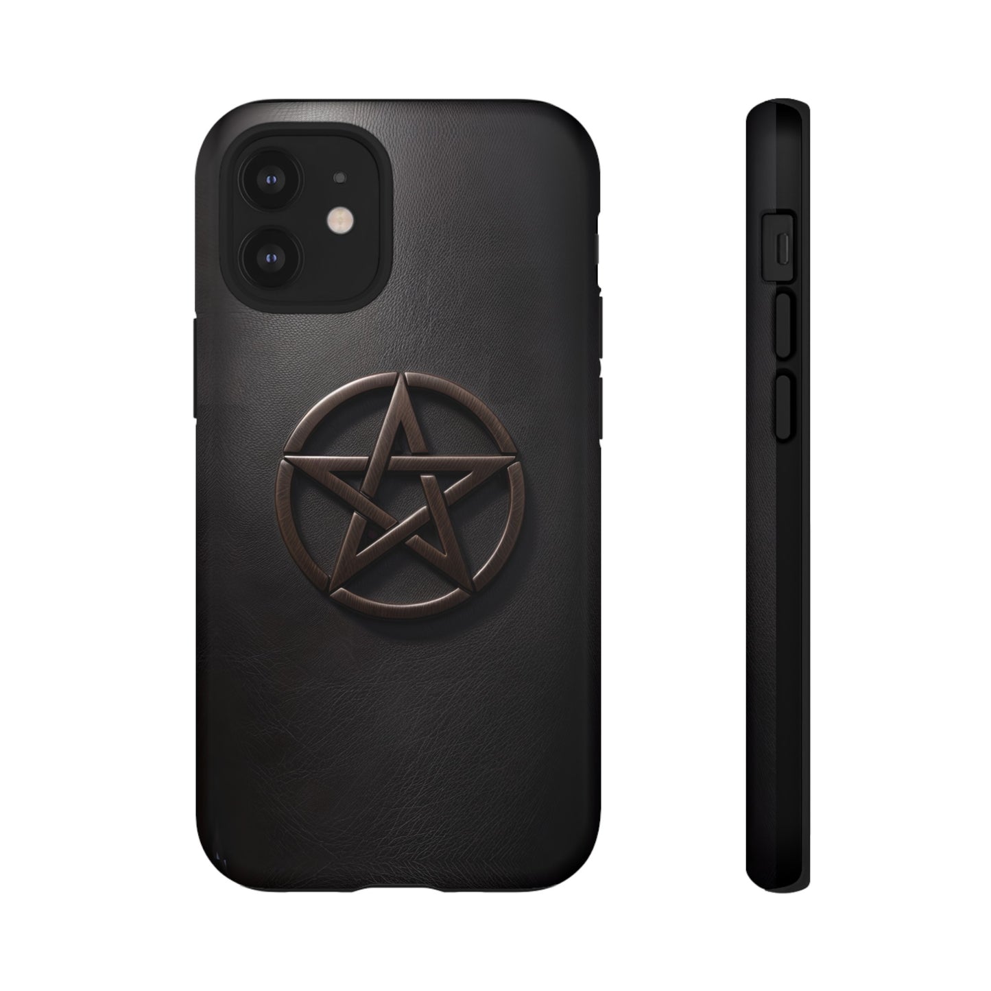 Simple Pentacle Tough Phone Case – Witchcraft Pentagram Design for iPhone, Samsung Galaxy, and Google Pixel Devices