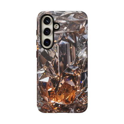 Crystalline Phone Case – Healing Crystal Quartz Design for iPhone, Samsung Galaxy, and Google Pixel Devices