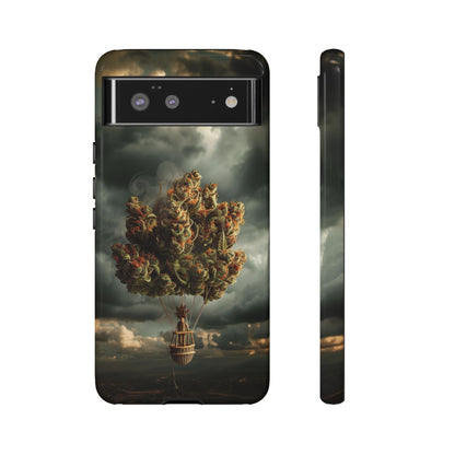 Cannabis Balloon Adventure Phone Case - For iPhone, Samsung Galaxy, and Google Pixel Devices