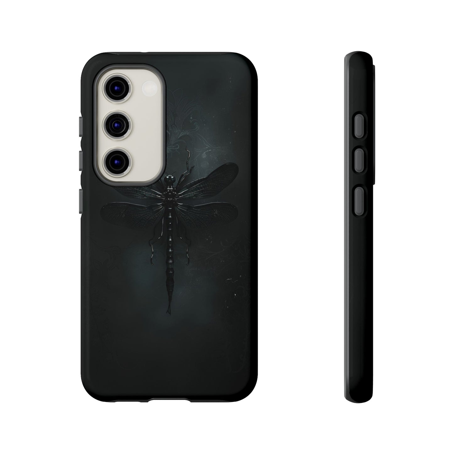 Gothic Dragonfly Phone Case – Dark Elegance Design for iPhone, Samsung Galaxy, and Google Pixel Devices