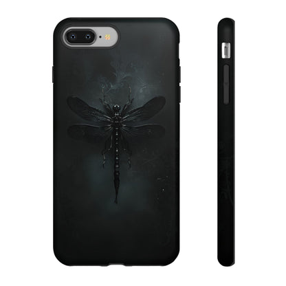 Gothic Dragonfly Phone Case – Dark Elegance Design for iPhone, Samsung Galaxy, and Google Pixel Devices