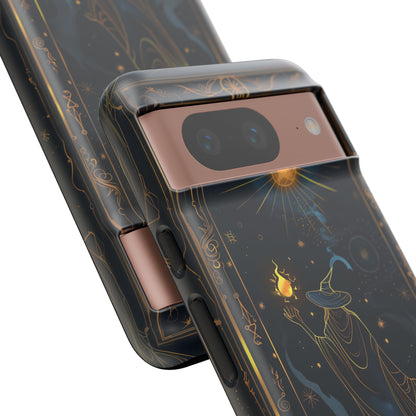 Enchanted Wizard Spellcaster Galaxy Phone Case - Mystical Wizardry Art For iPhone, Samsung Galaxy, and Google Pixel Devices