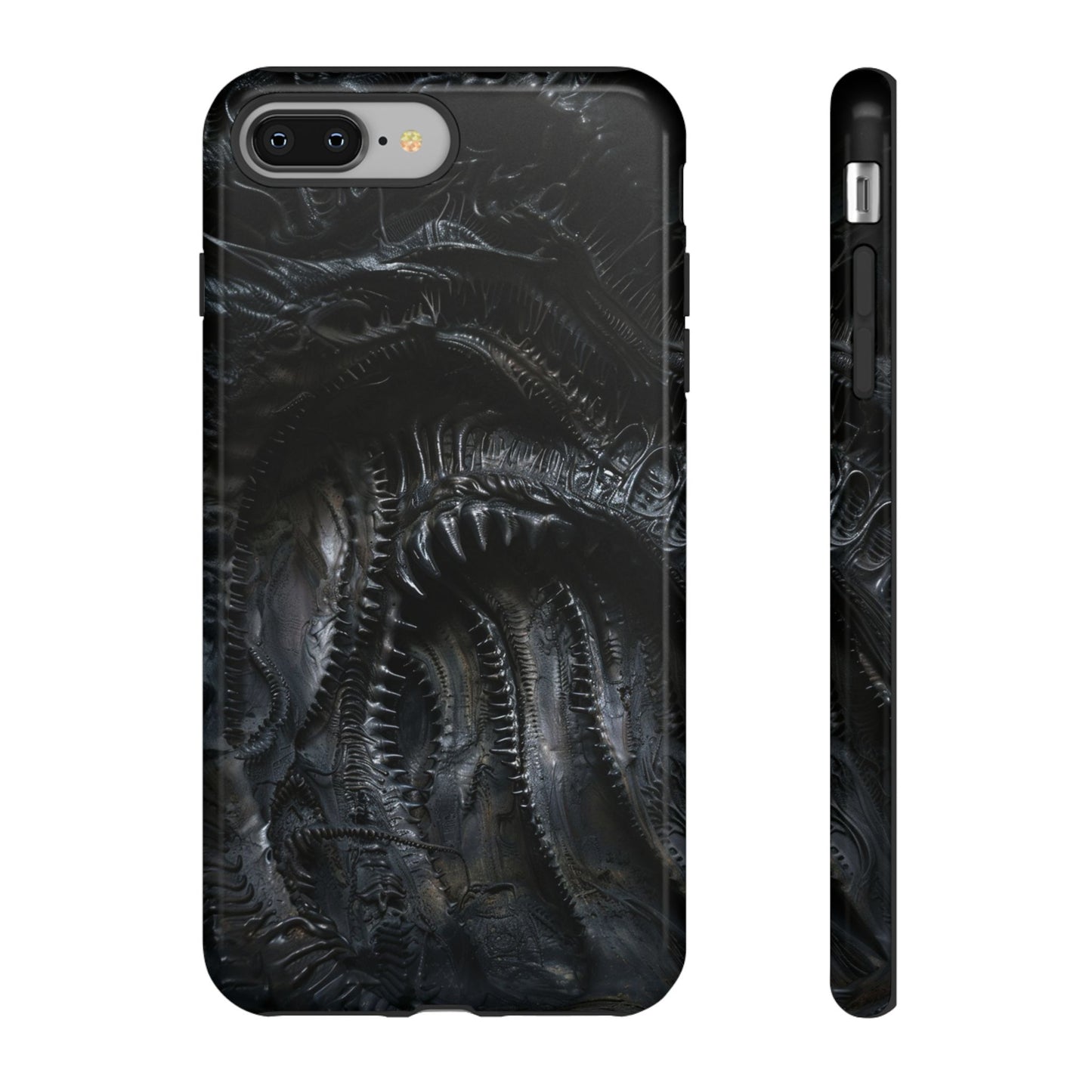 Surreal Biomechanical Phone Case - Gothic Sci-Fi Art for iPhone, Samsung Galaxy, and Google Pixel Devices