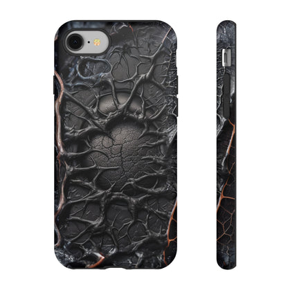 Black Veins Tough Phone Case – Lovecraftian Horror Design for iPhone, Samsung Galaxy, and Google Pixel Devices