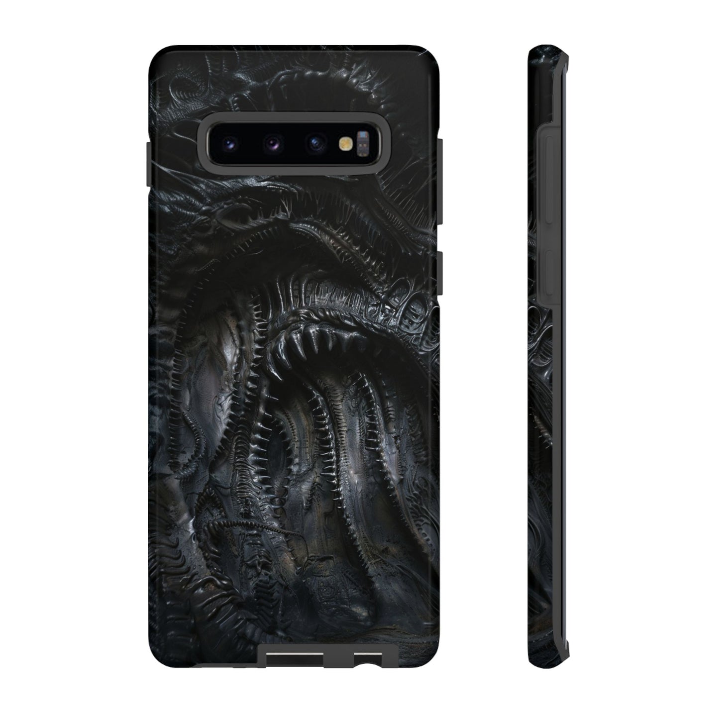 Surreal Biomechanical Phone Case - Gothic Sci-Fi Art for iPhone, Samsung Galaxy, and Google Pixel Devices