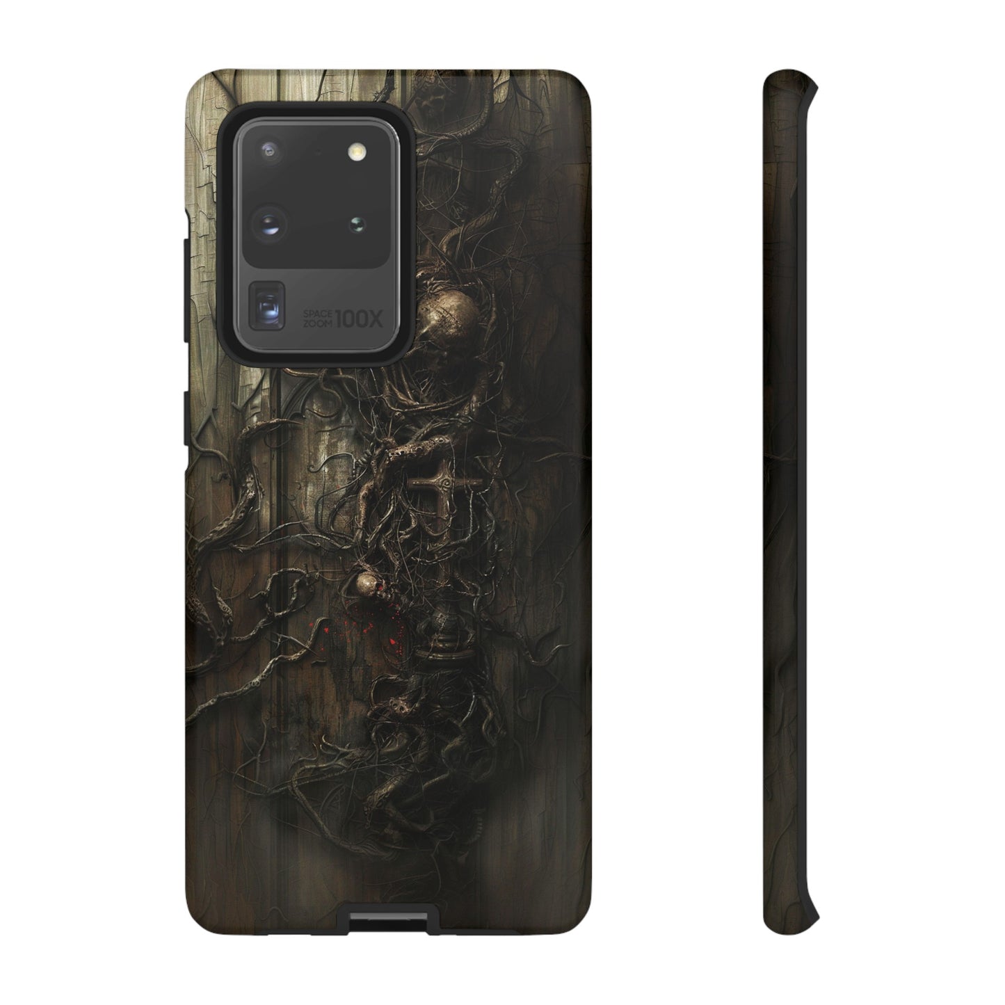 Creeping Dread Phone Case - Giger-Inspired Art for iPhone, Samsung Galaxy, and Google Pixel Devices