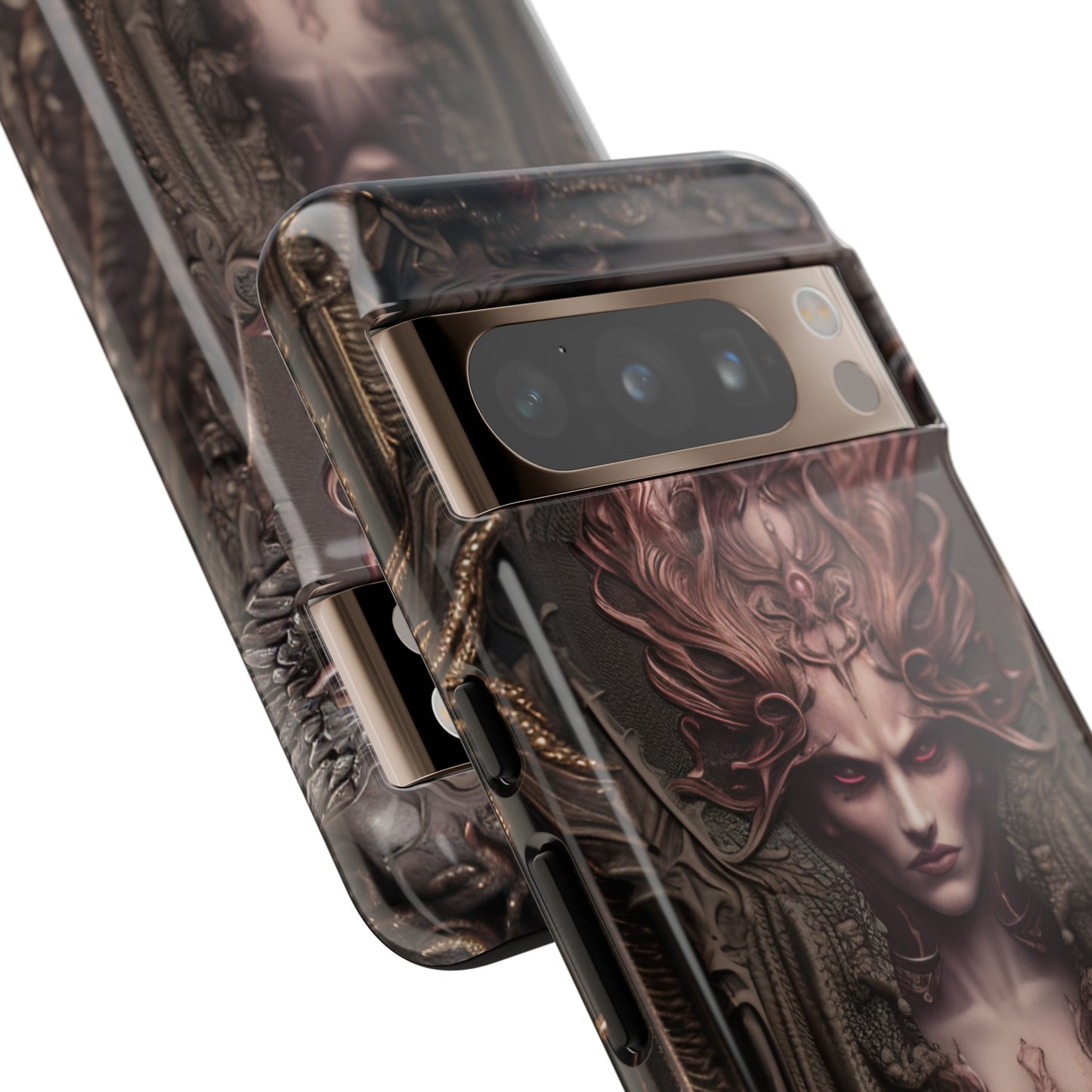 Dark Lilith Phone Case – Horned Hell Horror Design for iPhone, Samsung Galaxy, and Google Pixel Devices