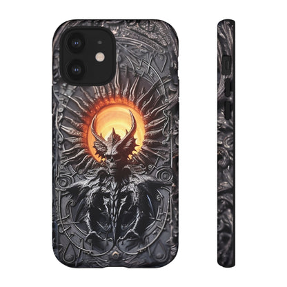 Skeletal Demonic King Phone Case – Ornate Gothic Design for iPhone, Samsung Galaxy, and Google Pixel Devices