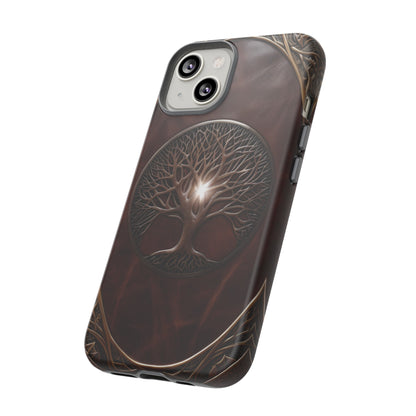 Tree of Life Tough Phone Case – Fantasy Art Design for iPhone, Samsung Galaxy, and Google Pixel Devices