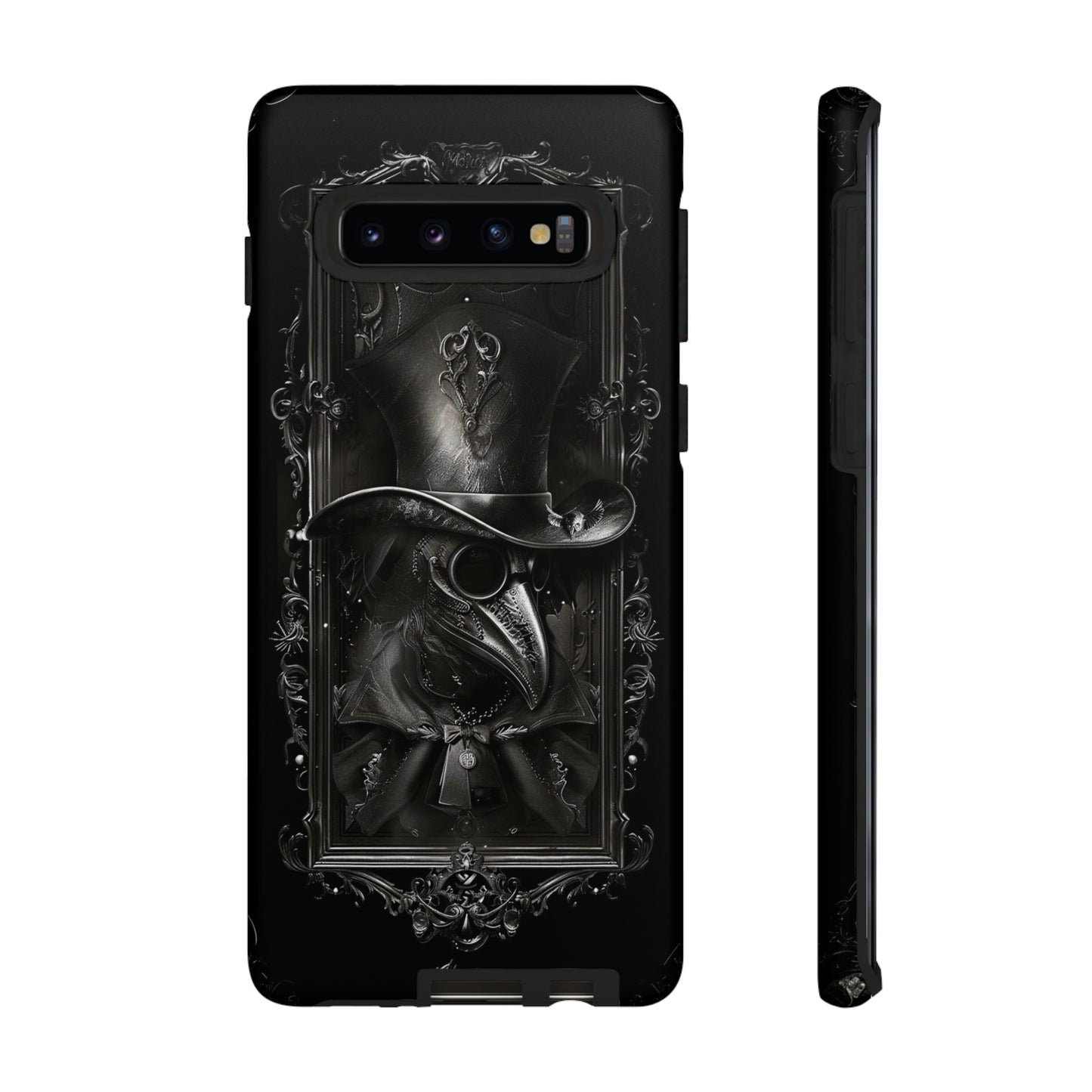 Gothic Plague Doctor Phone Case - Mysterious and Dark Design for iPhone, Samsung Galaxy, and Google Pixel Devices