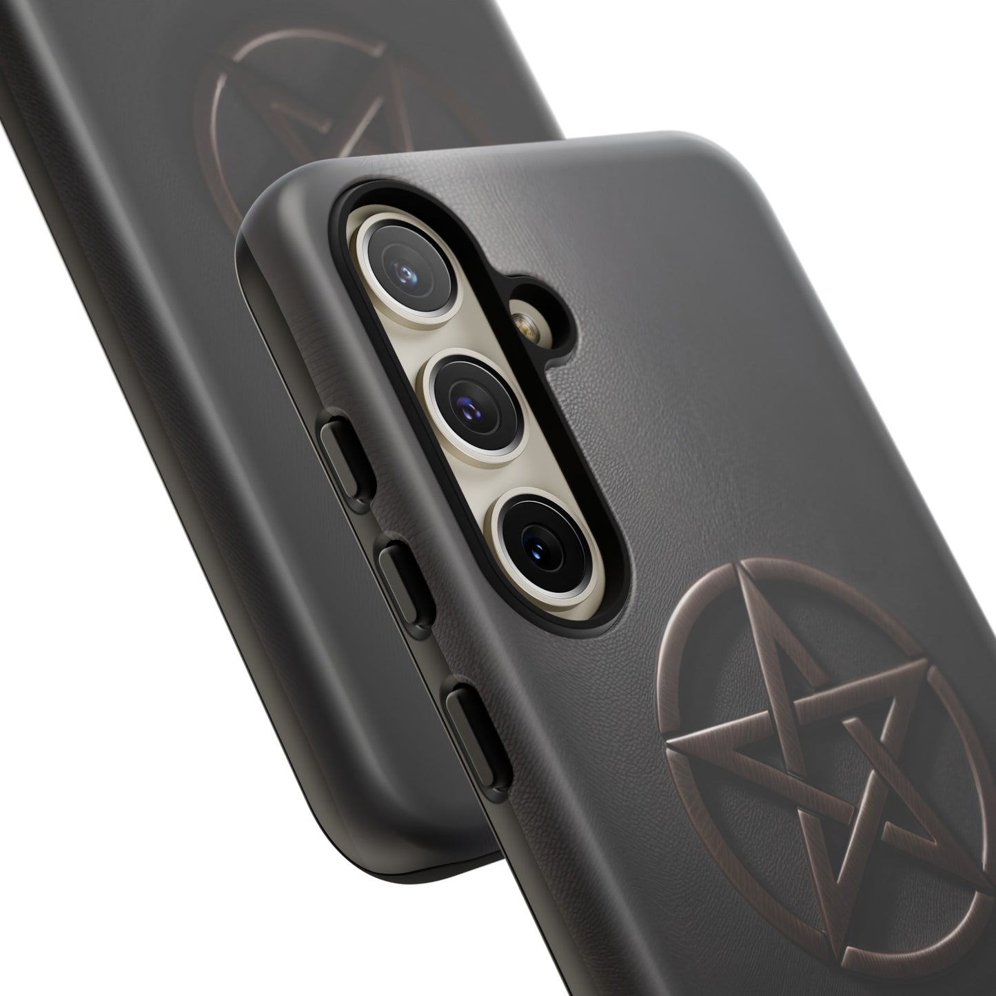 Simple Pentacle Tough Phone Case – Witchcraft Pentagram Design for iPhone, Samsung Galaxy, and Google Pixel Devices