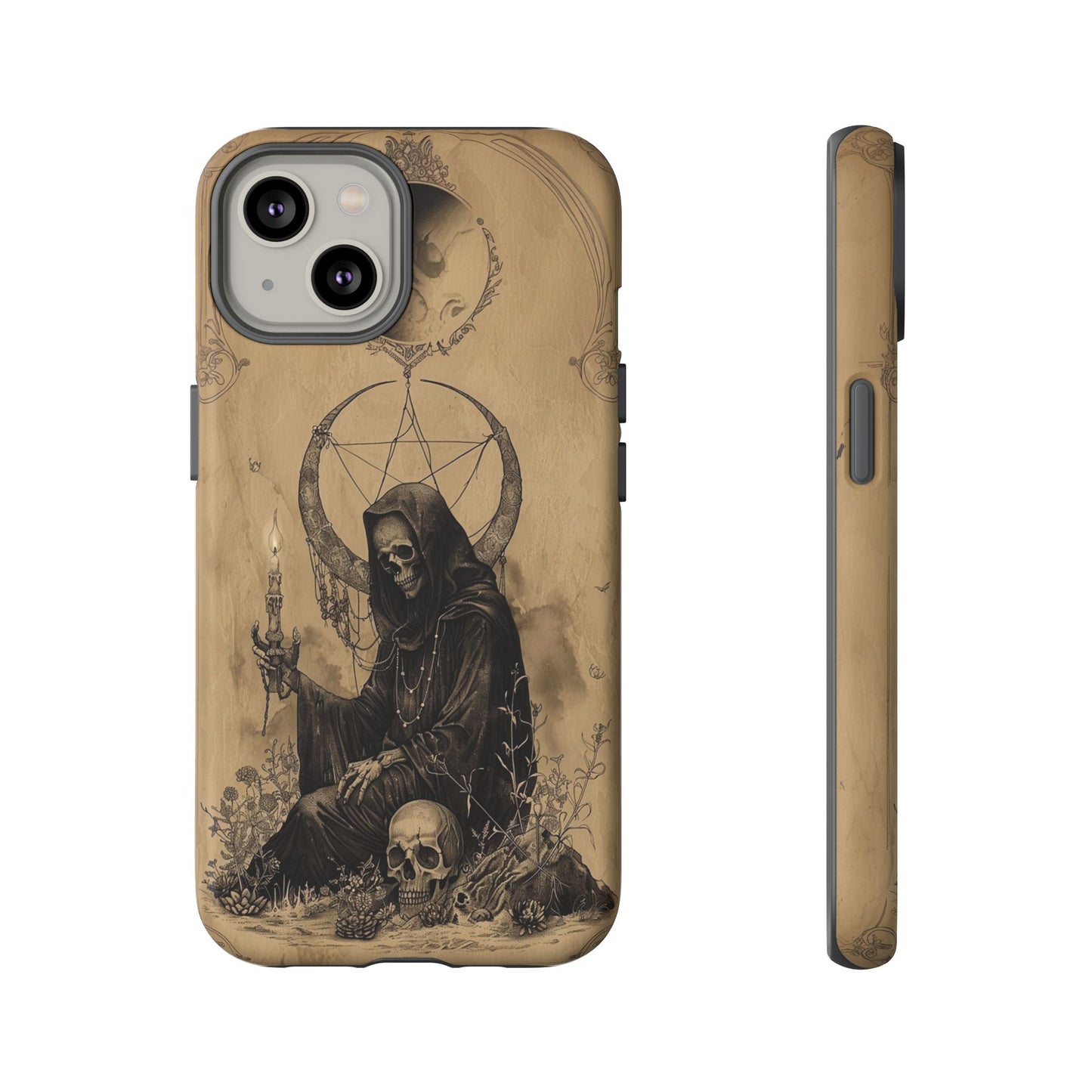 Gothic Reaper Phone Case - Dark Aesthetic Art for iPhone, Samsung, Google Pixel