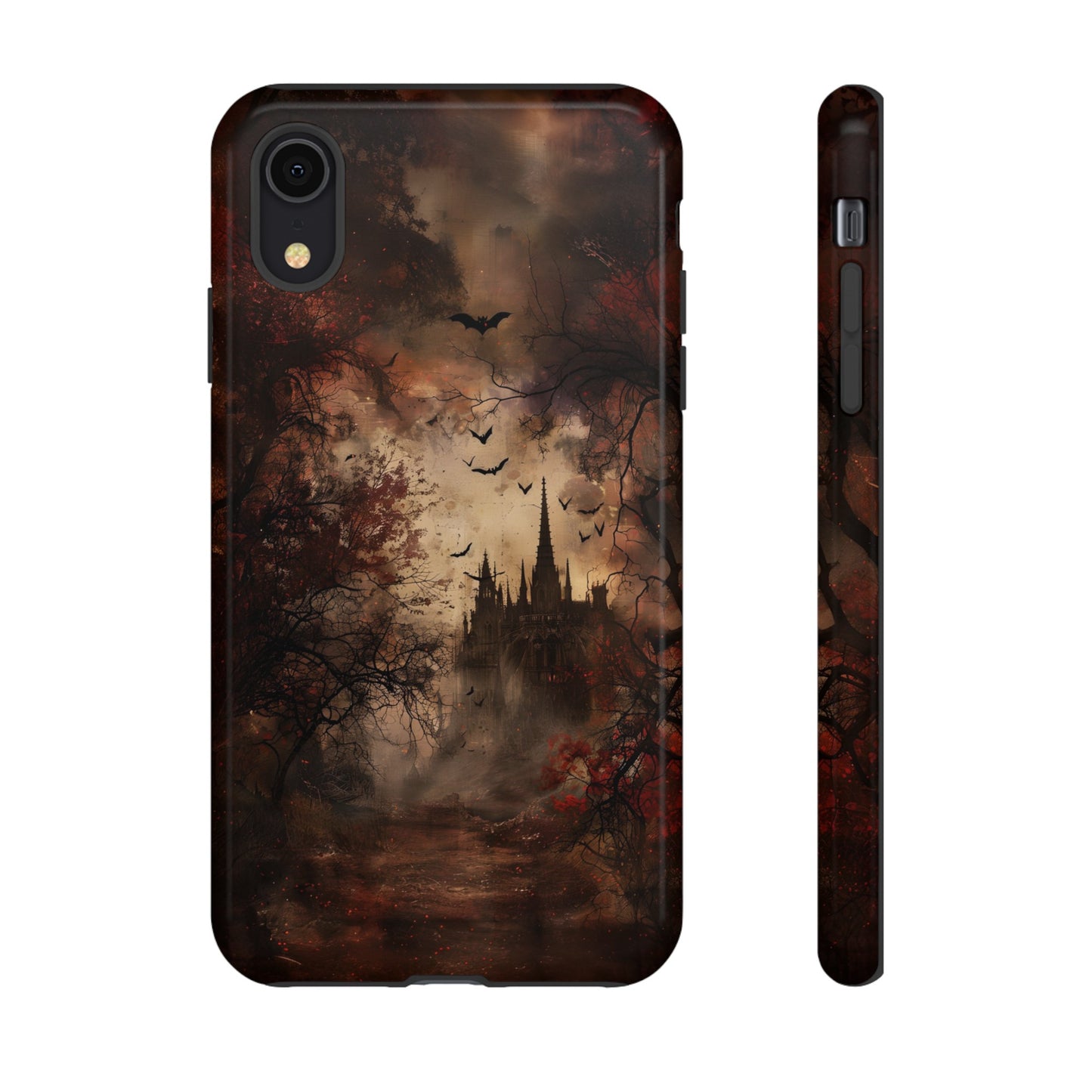 Gothic Castle Phone Case - Spooky Halloween Design for iPhone, Samsung Galaxy, Google Pixel Devices