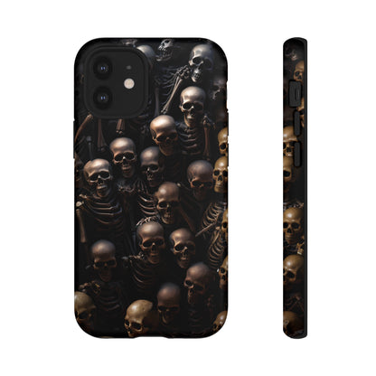 Skeletal Grave Phone Case – Halloween Horror Skeleton Design for iPhone, Samsung Galaxy, and Google Pixel Devices