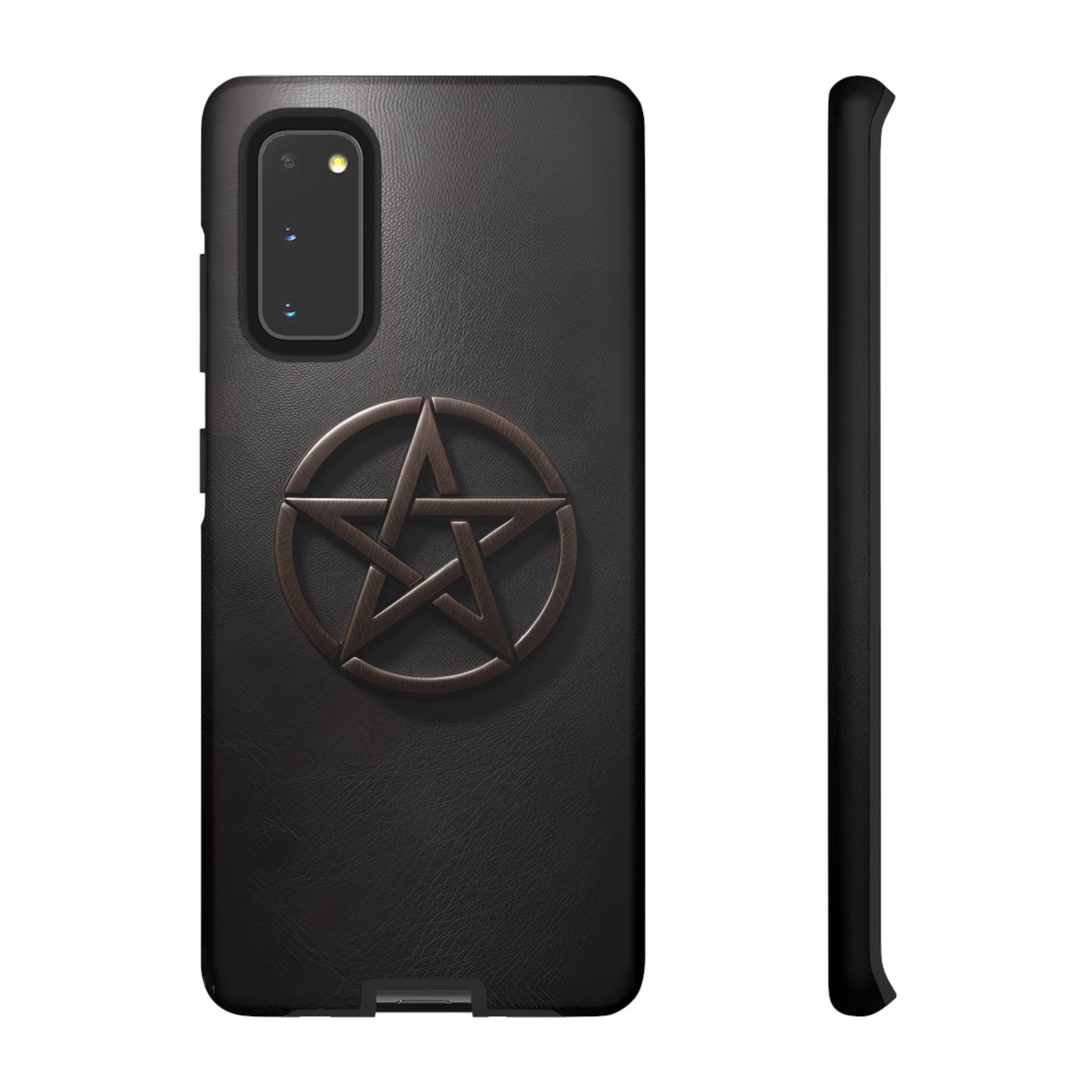 Simple Pentacle Tough Phone Case – Witchcraft Pentagram Design for iPhone, Samsung Galaxy, and Google Pixel Devices