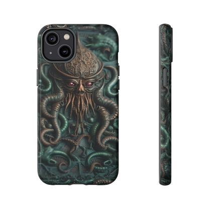 Nameless Dread Tough Phone Case – Lovecraftian Tentacle Horror Design for iPhone, Samsung Galaxy, and Google Pixel Devices