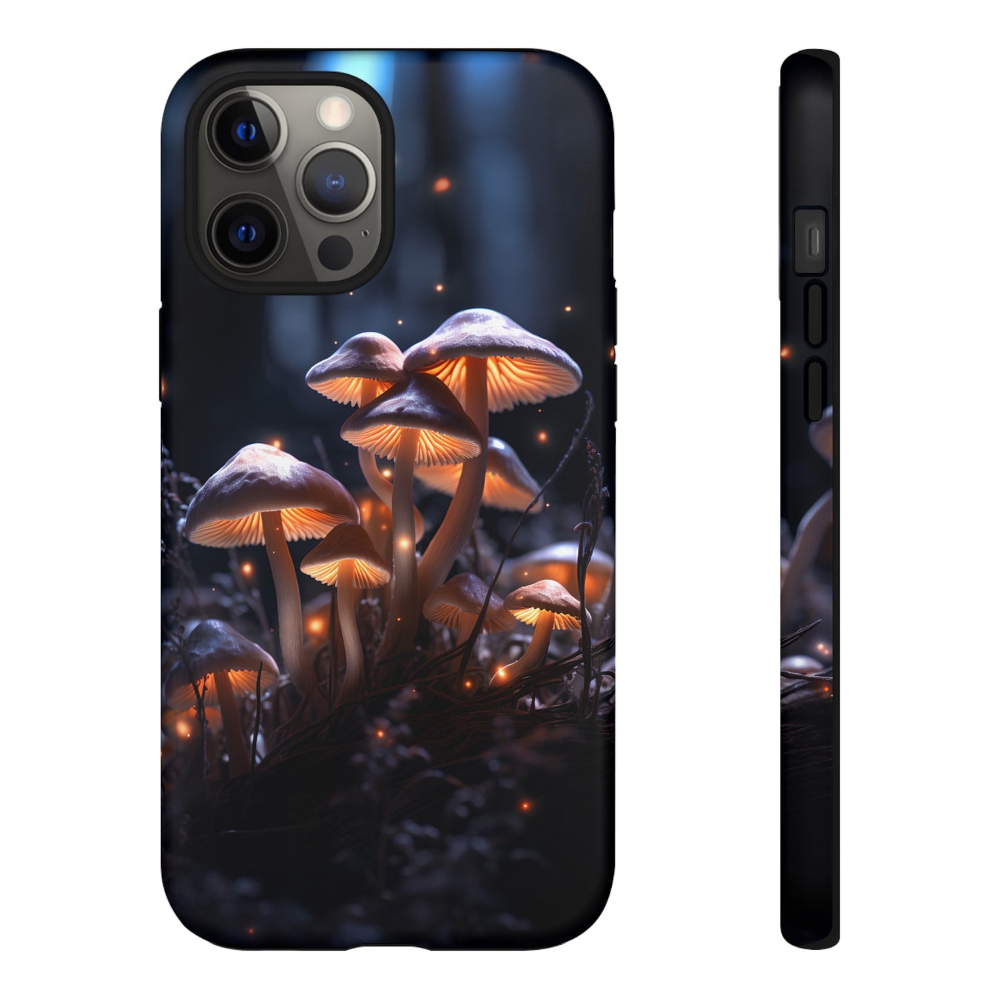 Glowing Mushrooms at Night Phone Case – Enchanting Fantasy Forest Design for iPhone, Samsung Galaxy, and Google Pixel Devices