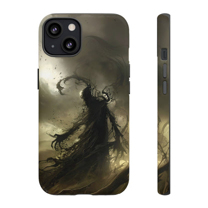 Dark Spirit Phone Case – Grim Reaper Haunting Design for iPhone, Samsung Galaxy, and Google Pixel Devices