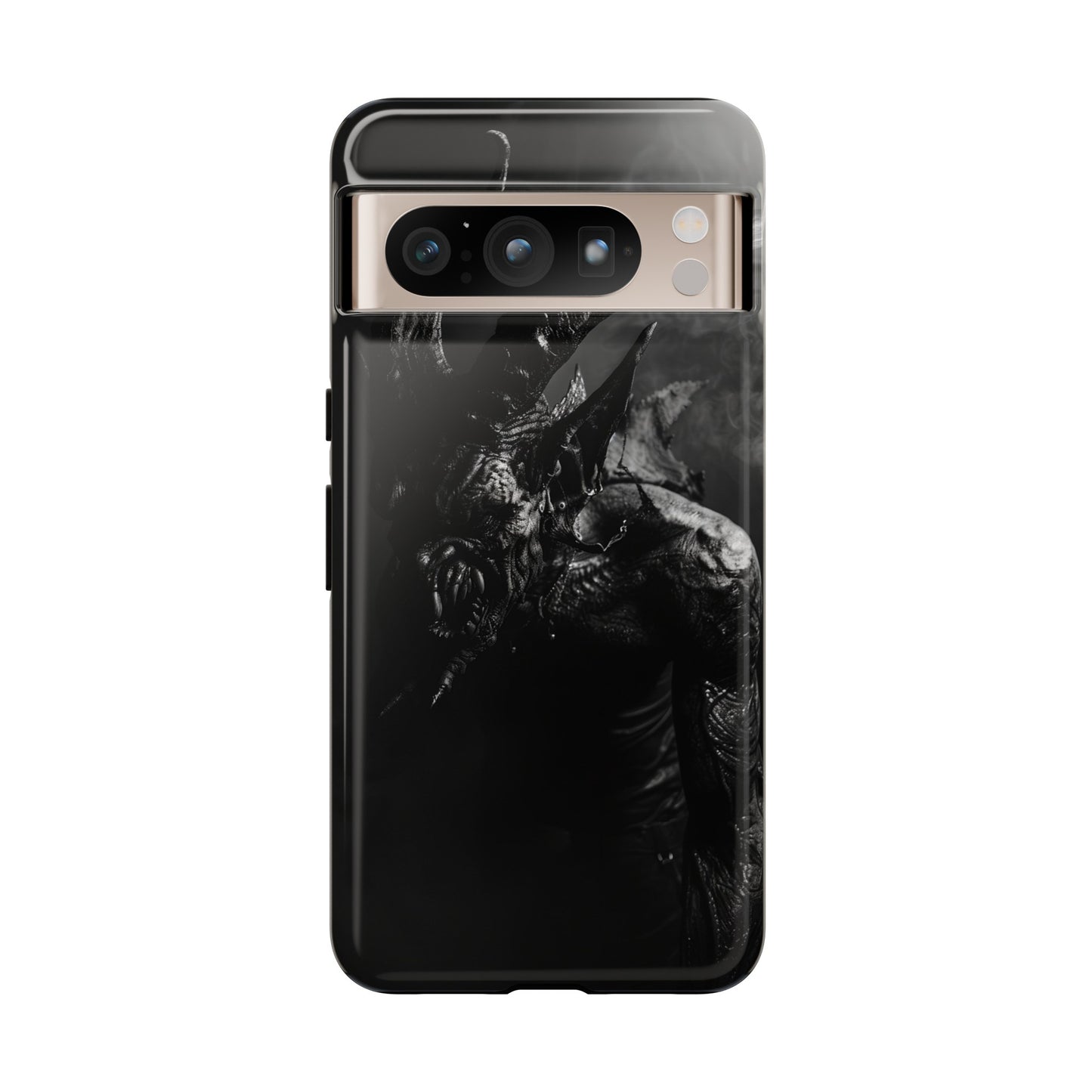 Dark Demon Phone Case – Possessed Horror Design for iPhone, Samsung Galaxy, and Google Pixel Devices