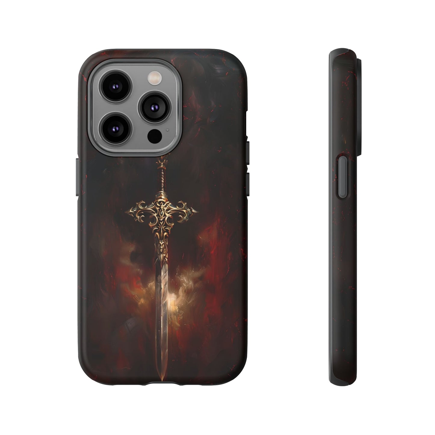 Epic Sword of Legends Phone Case - Dark Fantasy Art for iPhone, Samsung Galaxy, and Google Pixel Devices