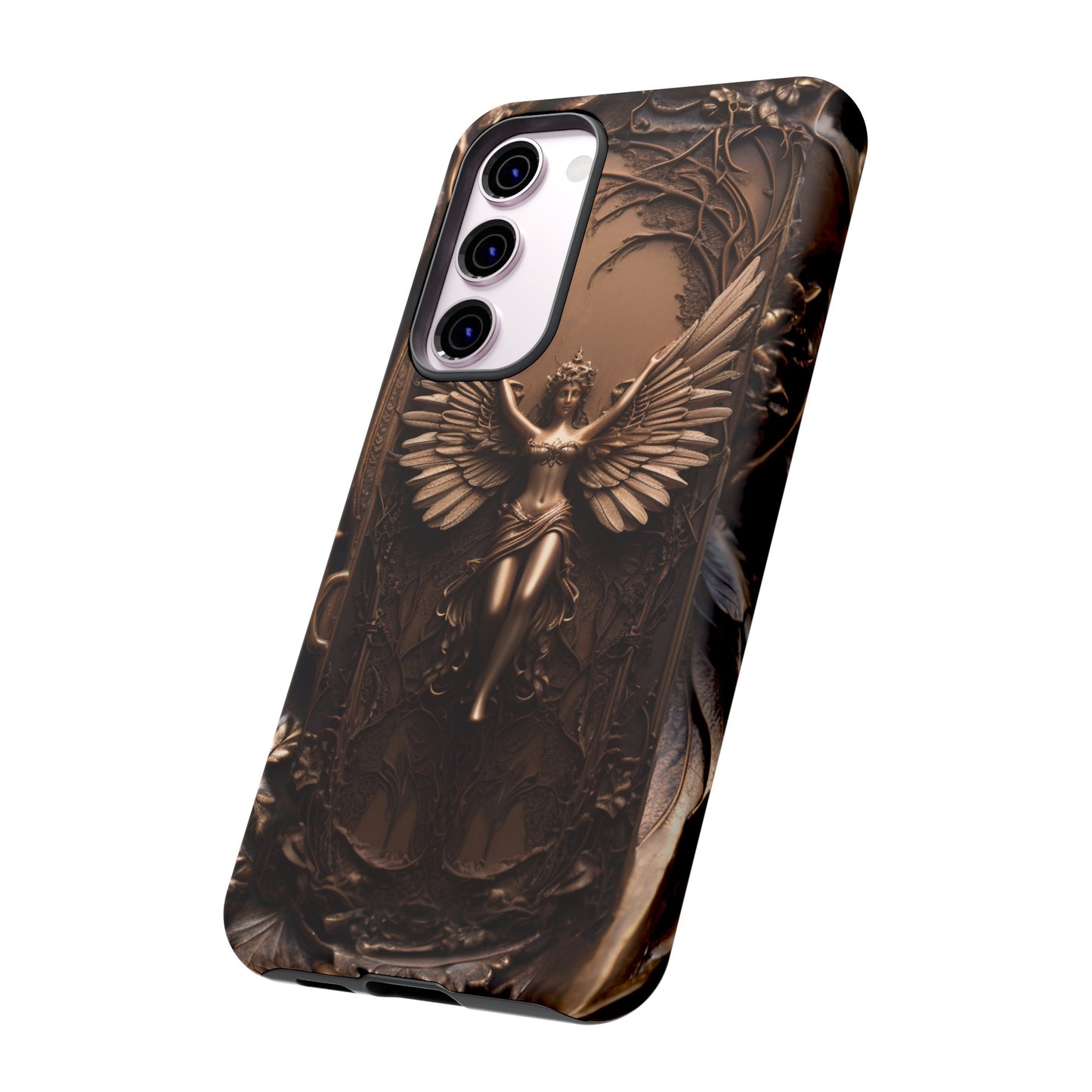 The Bronze Fairy Phone Case – Fantasy Faery Design for iPhone, Samsung Galaxy, and Google Pixel Devices