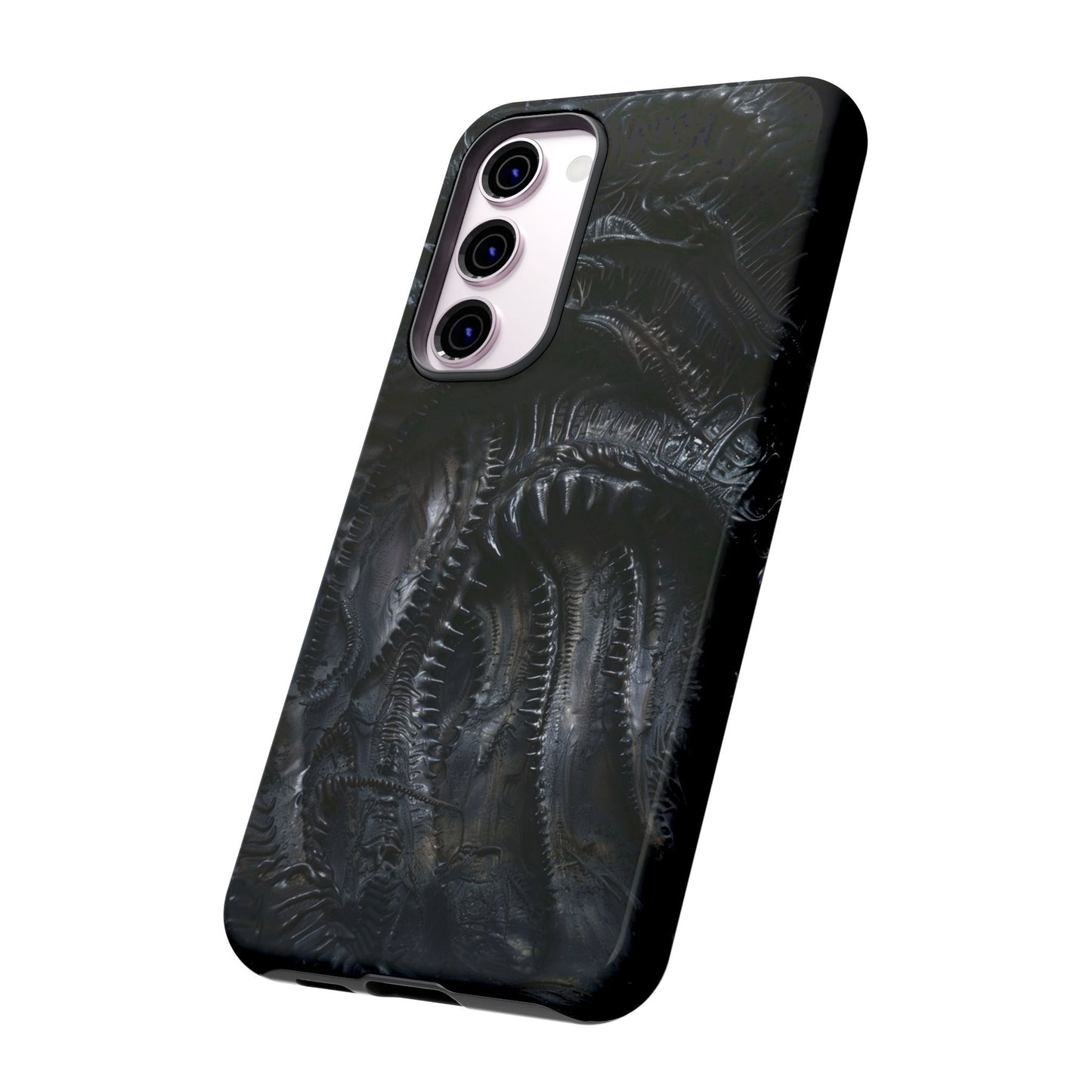 Surreal Biomechanical Phone Case - Gothic Sci-Fi Art for iPhone, Samsung Galaxy, and Google Pixel Devices