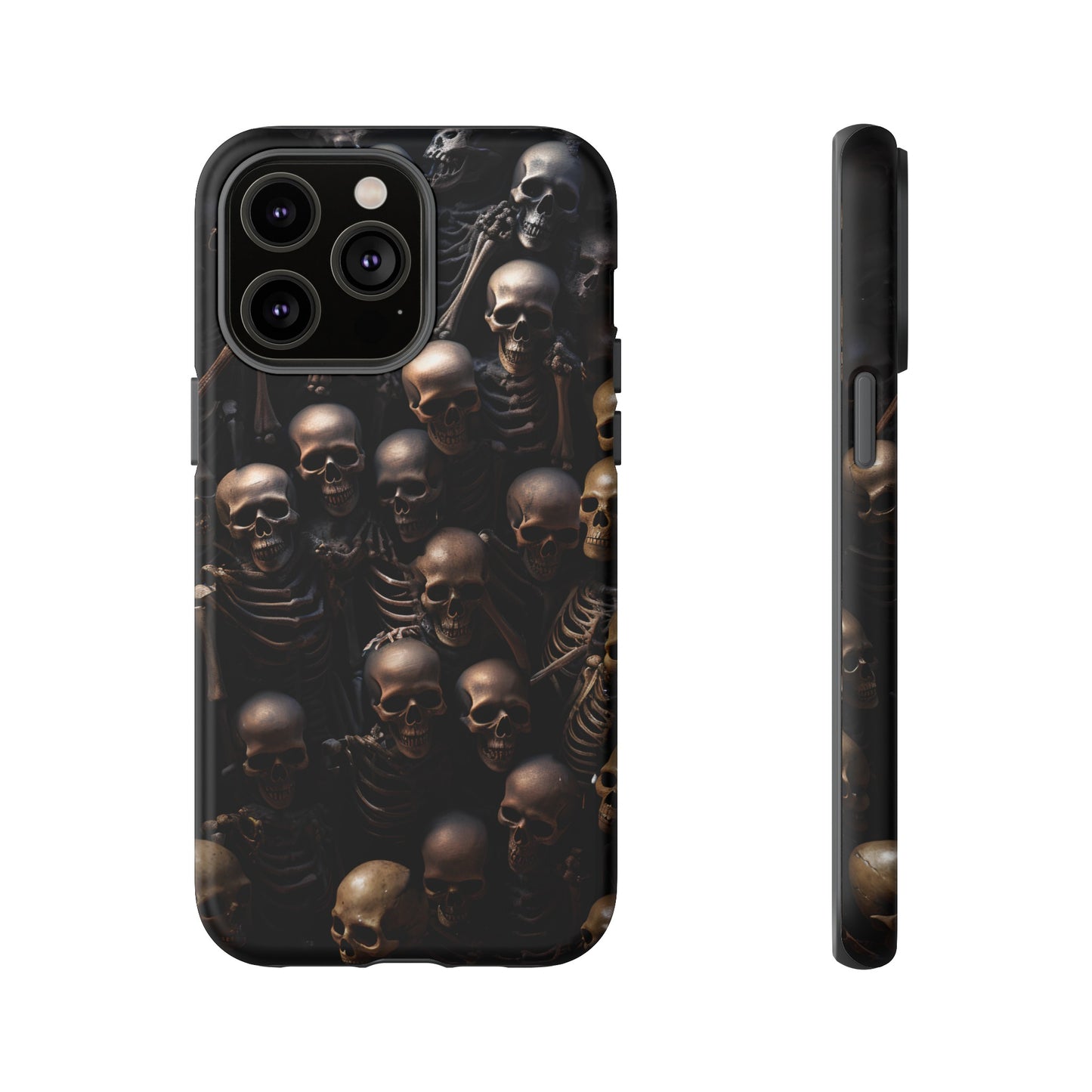 Skeletal Grave Phone Case – Halloween Horror Skeleton Design for iPhone, Samsung Galaxy, and Google Pixel Devices