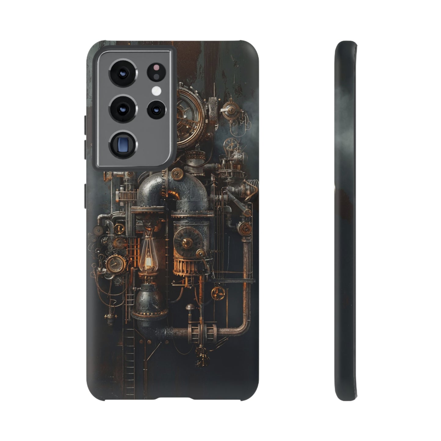 Steampunk Machine #2 Phone Case - Intricate Industrial Design for iPhone, Samsung Galaxy, Google Pixel Devices, Victorian Design Gears