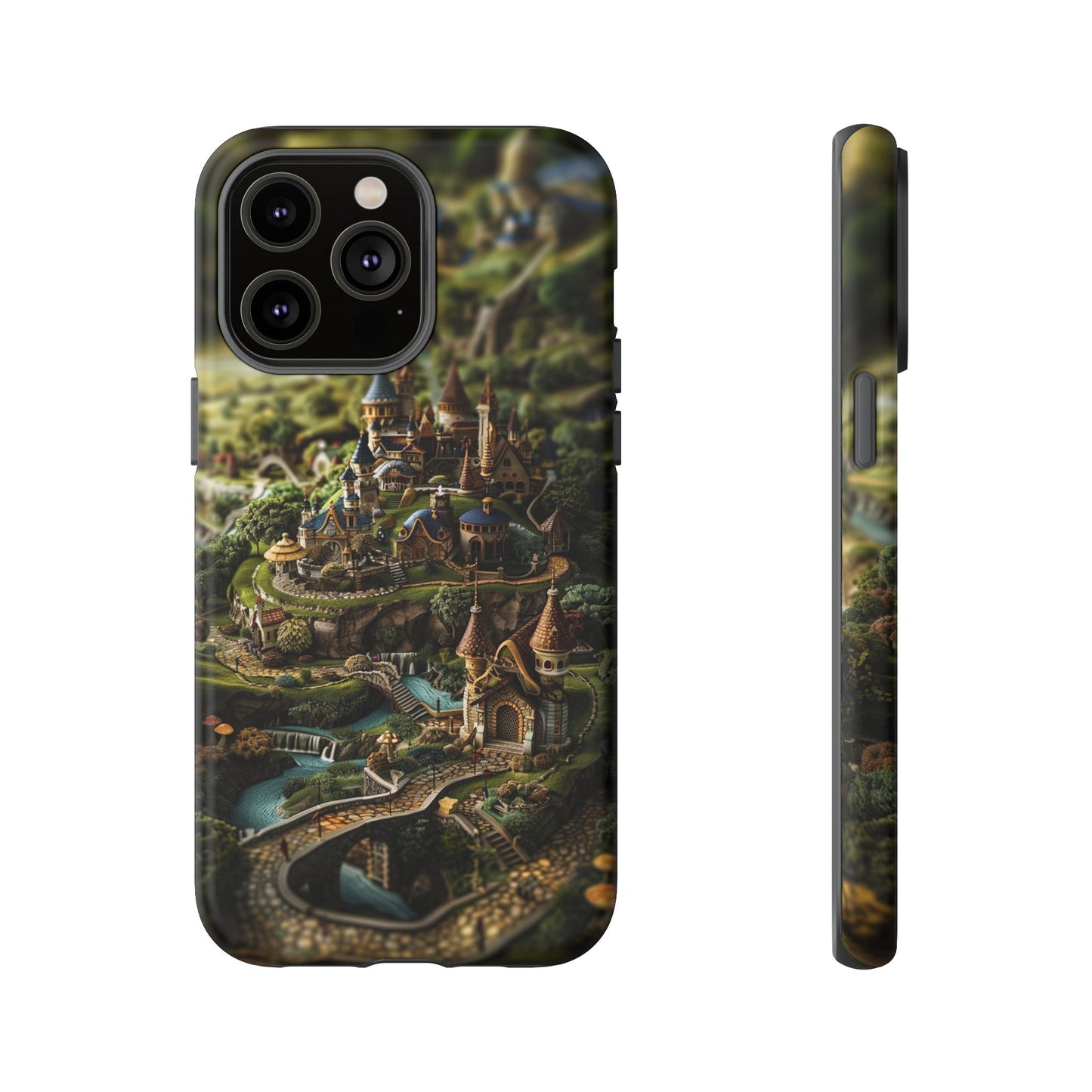 Fairy Kingdom Phone Case - Enchanted Castle Artwork for iPhone, Samsung Galaxy, and Google Pixel Devices