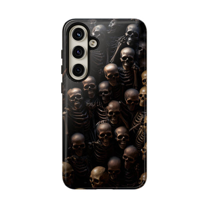 Skeletal Grave Phone Case – Halloween Horror Skeleton Design for iPhone, Samsung Galaxy, and Google Pixel Devices