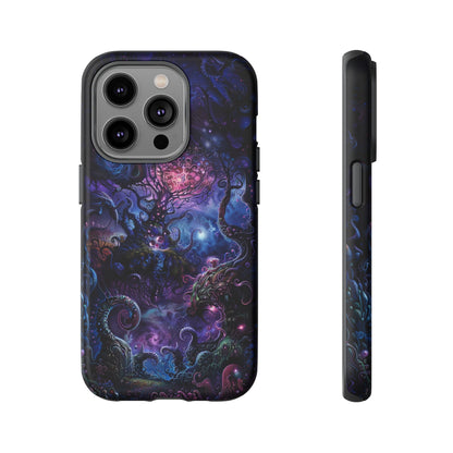 Trippy Psychedelic Alien Landscape Phone Case - Vibrant Abstract Design for iPhone, Samsung Galaxy and Google Pixel Devices