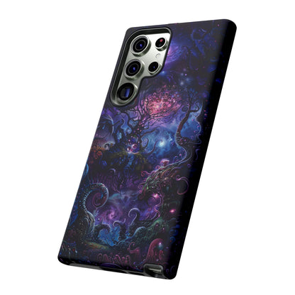 Trippy Psychedelic Alien Landscape Phone Case - Vibrant Abstract Design for iPhone, Samsung Galaxy and Google Pixel Devices