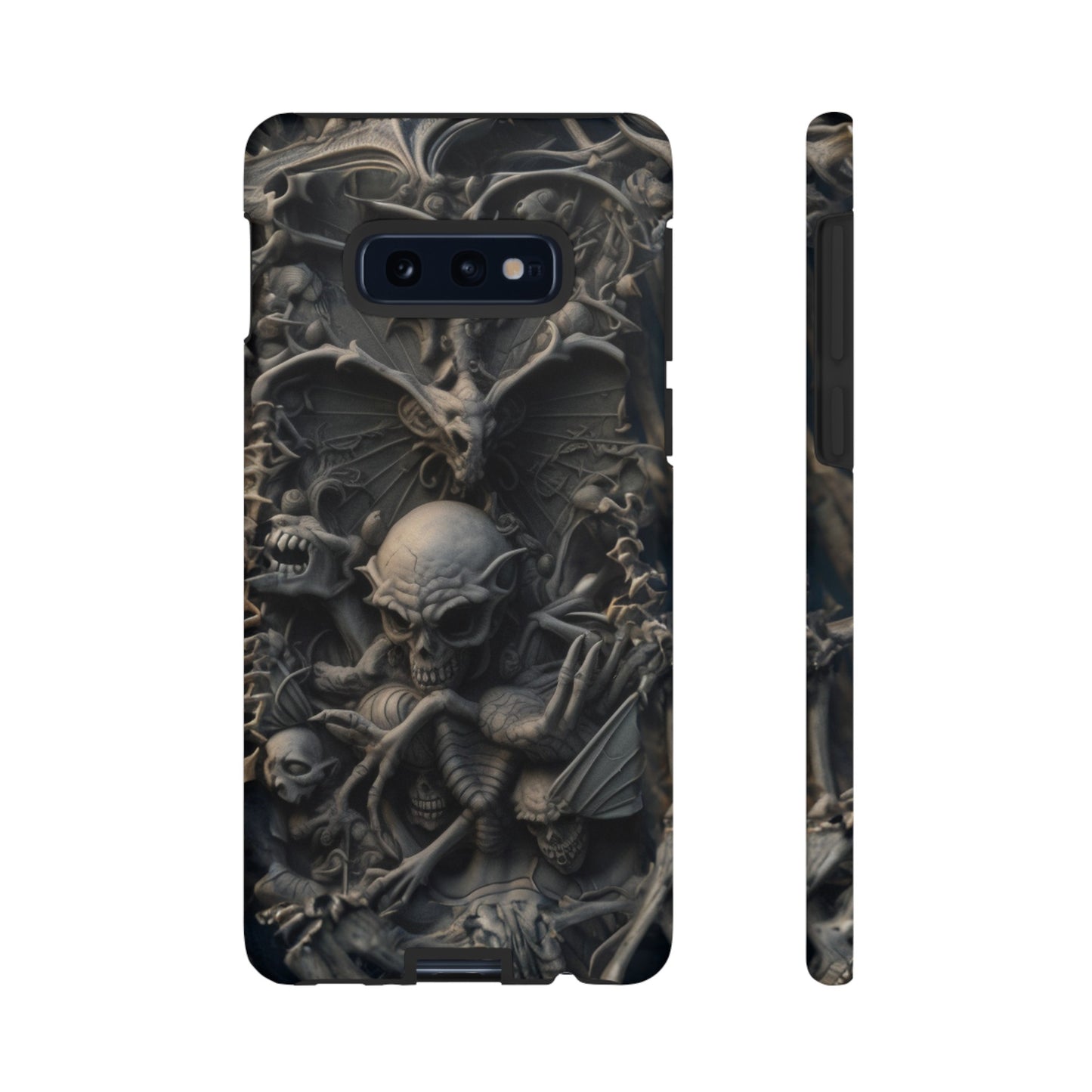 Those Who Dwell Below #1 Phone Case – Intricate Gothic Skeleton Design for iPhone, Samsung Galaxy, Google Pixel Devices