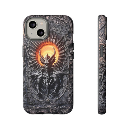 Skeletal Demonic King Phone Case – Ornate Gothic Design for iPhone, Samsung Galaxy, and Google Pixel Devices