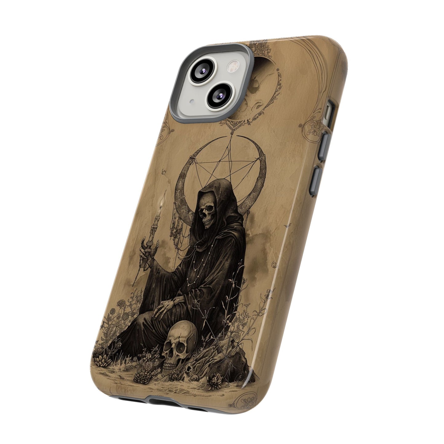 Gothic Reaper Phone Case - Dark Aesthetic Art for iPhone, Samsung, Google Pixel