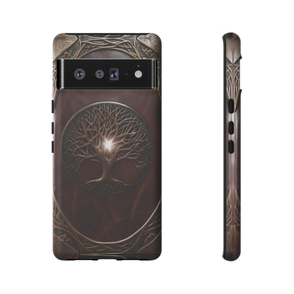 Tree of Life Tough Phone Case – Fantasy Art Design for iPhone, Samsung Galaxy, and Google Pixel Devices