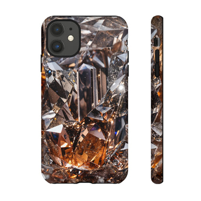 Crystalline Phone Case – Healing Crystal Quartz Design for iPhone, Samsung Galaxy, and Google Pixel Devices