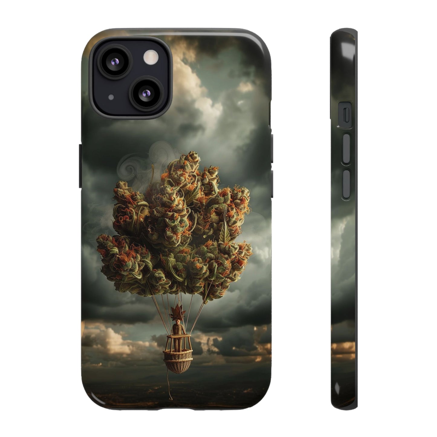 Cannabis Balloon Adventure Phone Case - For iPhone, Samsung Galaxy, and Google Pixel Devices