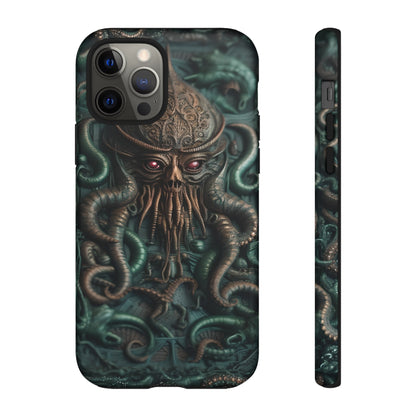 Nameless Dread Tough Phone Case – Lovecraftian Tentacle Horror Design for iPhone, Samsung Galaxy, and Google Pixel Devices