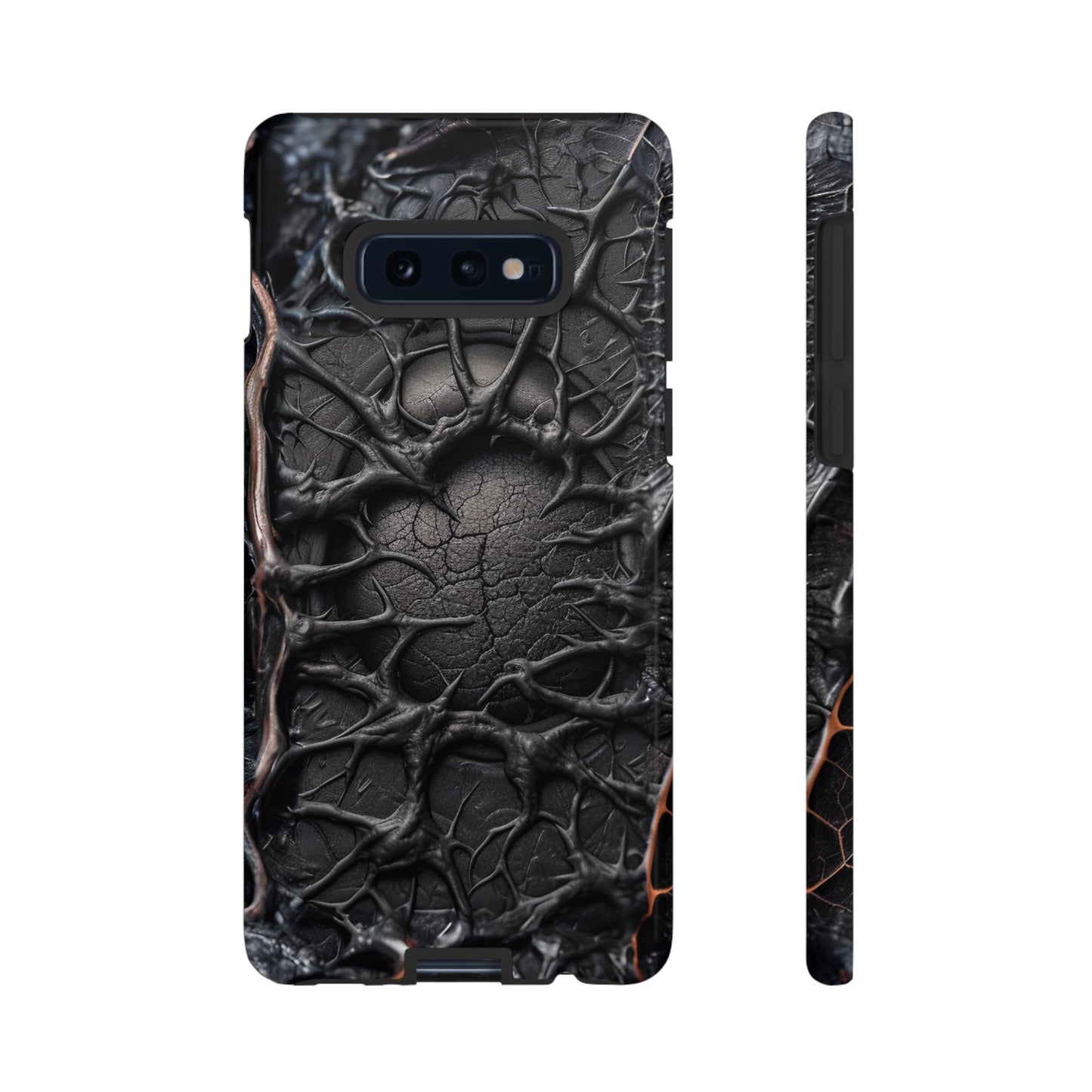 Black Veins Tough Phone Case – Lovecraftian Horror Design for iPhone, Samsung Galaxy, and Google Pixel Devices