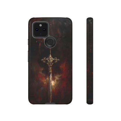 Epic Sword of Legends Phone Case - Dark Fantasy Art for iPhone, Samsung Galaxy, and Google Pixel Devices