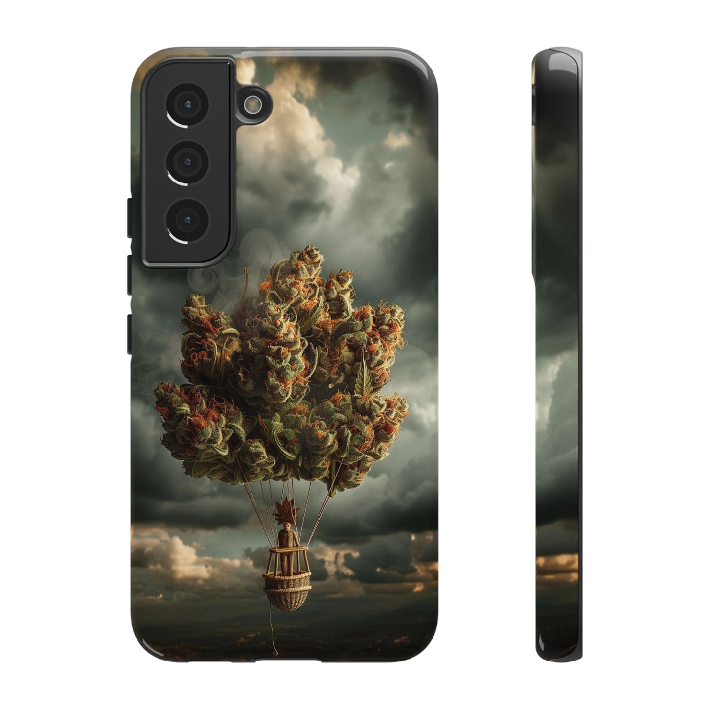 Cannabis Balloon Adventure Phone Case - For iPhone, Samsung Galaxy, and Google Pixel Devices