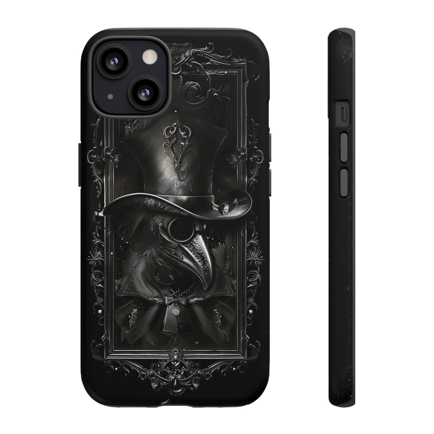 Gothic Plague Doctor Phone Case - Mysterious and Dark Design for iPhone, Samsung Galaxy, and Google Pixel Devices