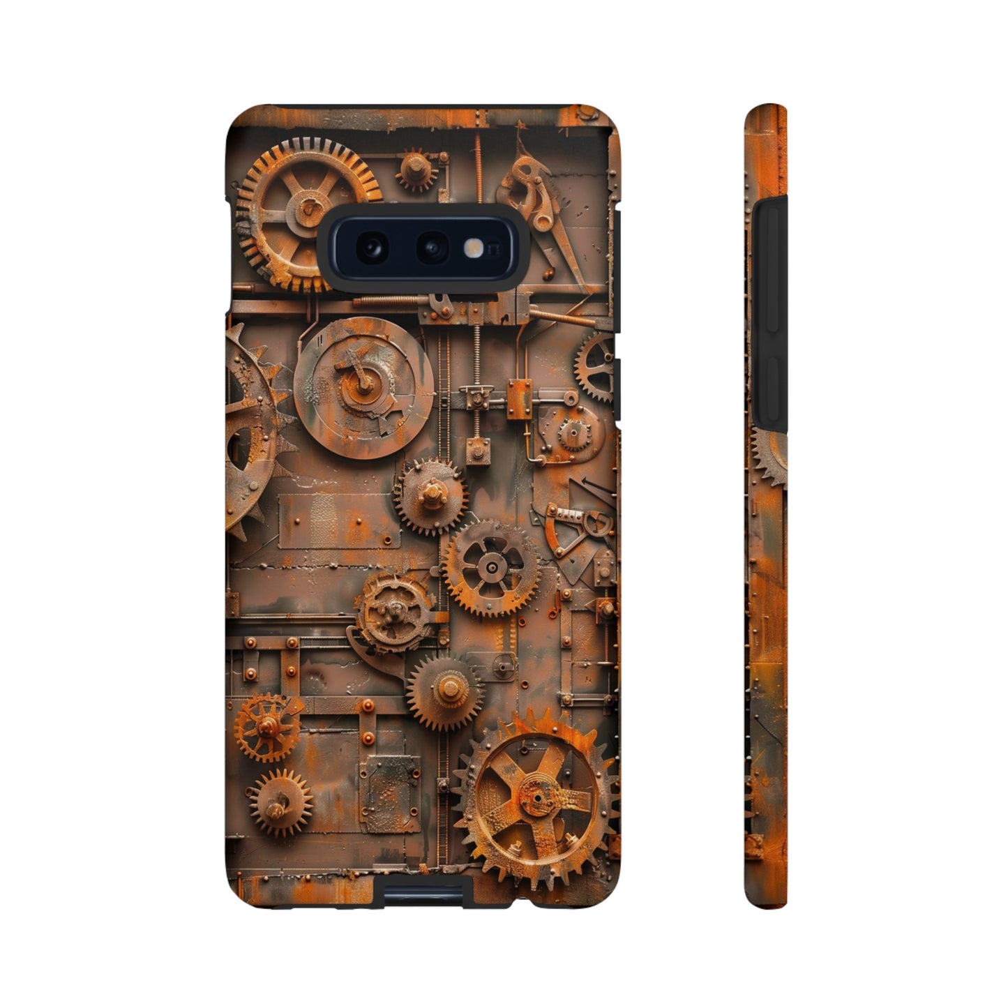 Rusted Steampunk Gearworks Phone Case for iPhone, Samsung Galaxy, and Google Pixel Devices