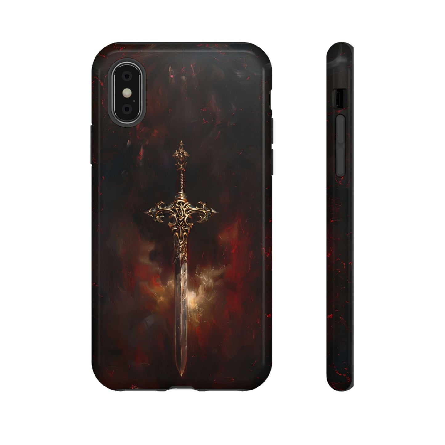 Epic Sword of Legends Phone Case - Dark Fantasy Art for iPhone, Samsung Galaxy, and Google Pixel Devices